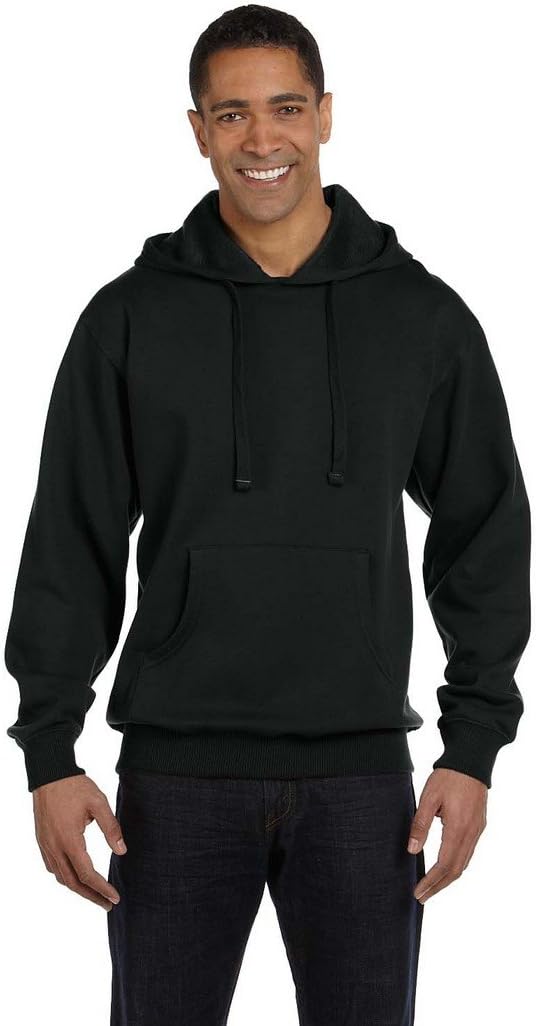econscious Organic/Recycled Pullover Hoodie, Black - Size Medium