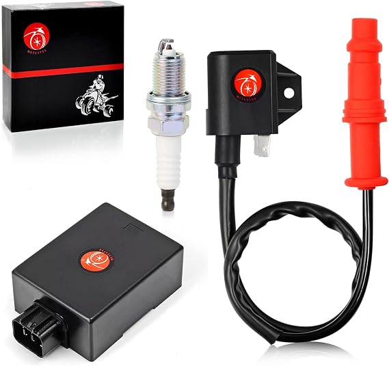 Ignition Coil Spark Plug CDI Box For Polaris 2010-2014 Ranger 400 For Polaris 2004-2009 Ranger 500 For Polaris 2005&2009-2014 Sportsman 400 For Polaris 2004-2008 Sportsman 500 OEM 3089238