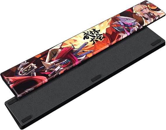 AJAZZ Cartoon Keyboard Wrist Rest Made of Memory Foam with Nonslip Rubber Base for Comfort and Pain Relief, Lightweight and Waterproof for Computer Laptop Office