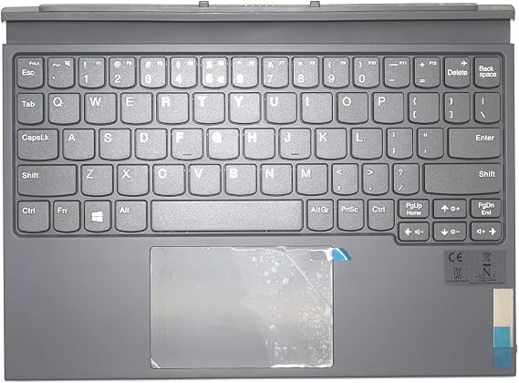 Bluetooth Folio Keyboard for Lenovo Ideapad Duet 3 10IGL5 82AT Tablet, 2-in-1 Docking Station with Responsive Touchpad and Ultra Slim Design for Laptop PC Accessories