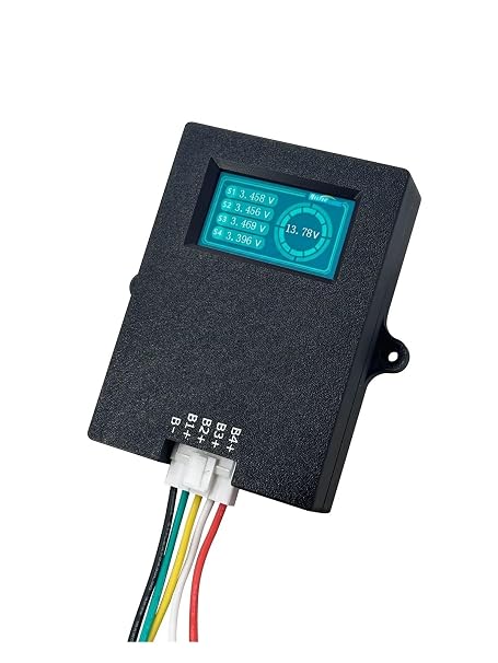 5A 4S/6S Active Balancer with Voltage Display Auto Equalization Low-Voltage Sleep LiFePO4/Ternary Lithium Batteries/NCM/LFP/LTO(4S for NCM LFP)