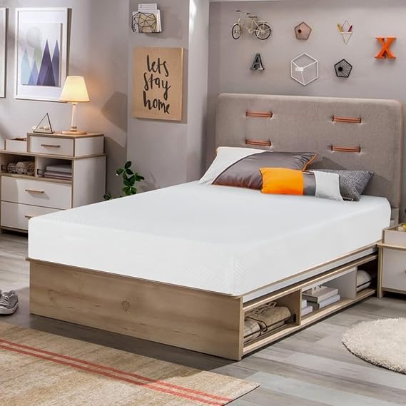FDW | 5 Inch Twin Mattress | Medium Firm | Gel Memory Foam | White