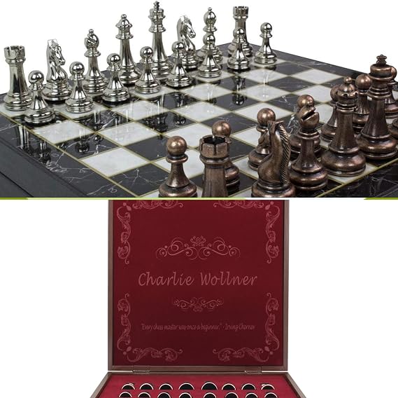 Perfect Graduation Gift - Personalizable Luxury Chess Set