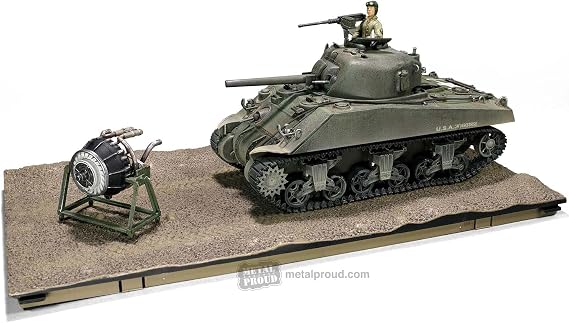 Forces Of Valor 912101A U.S. Sherman M4 (75) Medium Tank VVSS Suspension 753th Tank Battalion Gustav Line Italy 1944 1:32 Scale