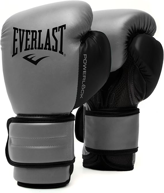 Everlast Powerlock OG & Powerlock 2R Boxhandschuhe Trainingshandschuhe für Sandsack Pratzen & Sparring Klettverschluss Advanced Foam Technologie Ergonomischer Griff – Original Everlast Ausrüstung