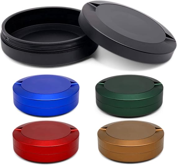 Metal ZYN Can Pouch Holder - Metal ZYN Container (Black) - Smell and Moisture Proof Storage Container