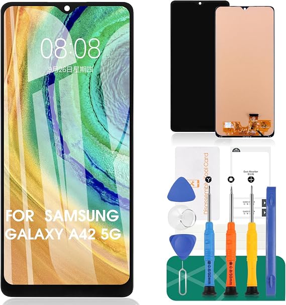 TFT for Samsung Galaxy A42 5G Screen Replacement for Galaxy A42 5G LCD for Samsung 42 5G Display for SM-A426B SM-A426U Digitizer Touch Screen Assembly Replacement (Without Fingerprint Function)