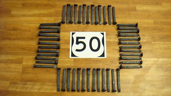 50 New Railroad Spikes