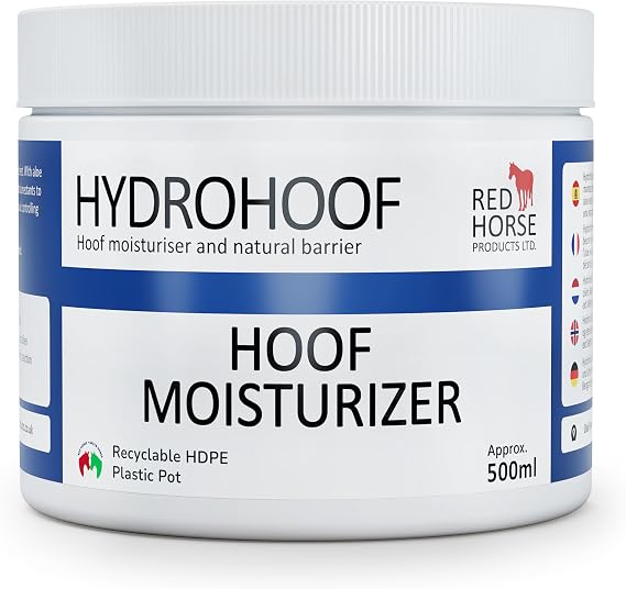 Hydrohoof Horse Hoof Moisturizer (17 fl. Oz / 500ml) | Hoof Conditioner Dressing and Barrier Cream | Moisture Balancing Balm | Nourish & Protect | Natural Hoof Moisture Regulation