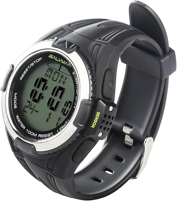 SALVIMAR One Plus Freediving Watch-Style Wrist Computer - Snorkeling Underwater Dive Computer for Freediving and Spearfishing