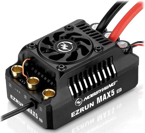 HOBBYWING Ezrun MAX5 HV G2 Controller Sensorless 250 Amp, 6-12s LiPo, BEC