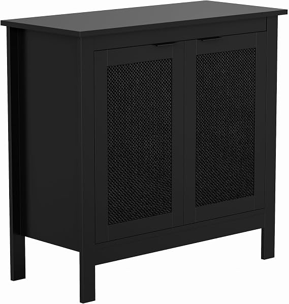 Sideboard Storage Cabinet, Modern Kitchen Cupboard with Adjustable Shelf