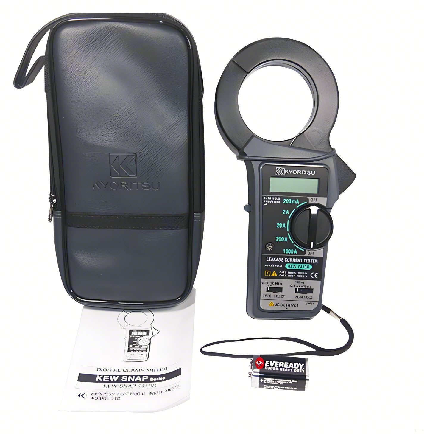 Japan Quality KYORITSU Digital True RMS Leakage Clamp meter KEW 2413F 2413R 1000A Clamp leakage meter TESTER High Precision Minimum resolution 0.1mA Current Pliers Ammeter Smart Ammeter Pliers2413R