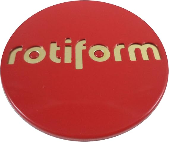 Red/Gold Emblem Custom Wheel Center Caps # 1003-40RG (Set of 4) F
