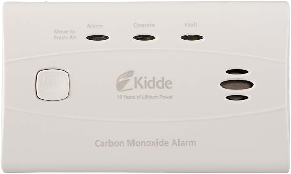 Kidde Worry-Free Carbon Monoxide Detector Alarm with 10 Year Sealed Battery | Model C3010