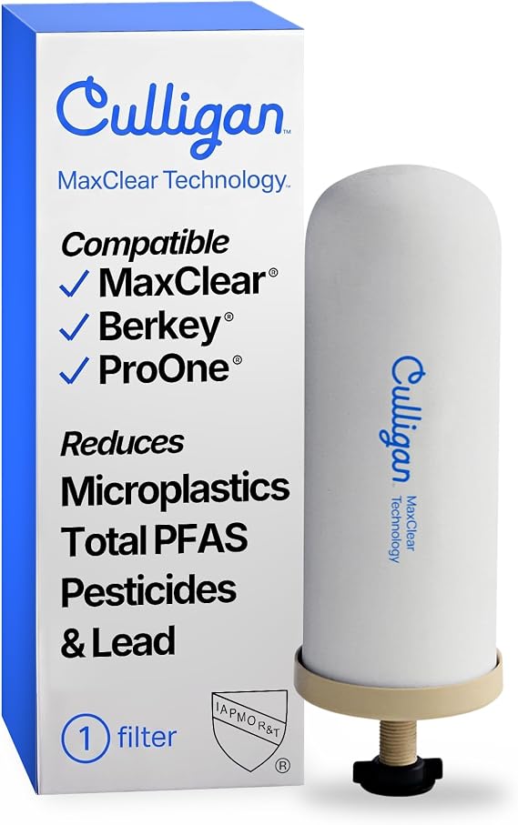 Culligan MaxClear Gravity Filter Replacement - Microplastics, Lead & PFAS