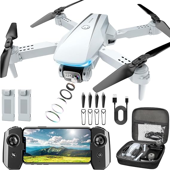 Drone with Camera, 2 Batteries, Carrying Case