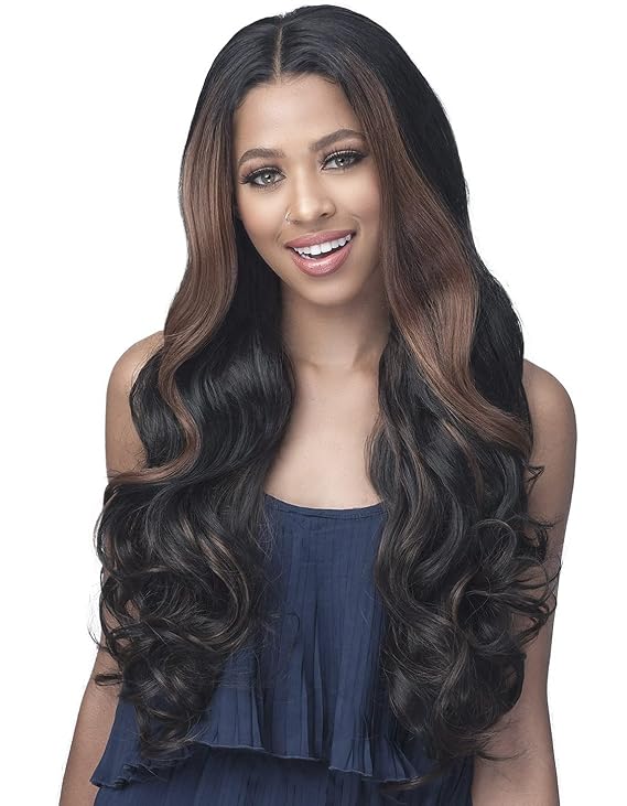 BOBBI BOSS MISS ORIGIN DESIGNER MIX 12A WEAVE BUNDLE - NATURAL BIG CURL 3PCS + 5inch DEEP LACE CLOSURE Color (1)