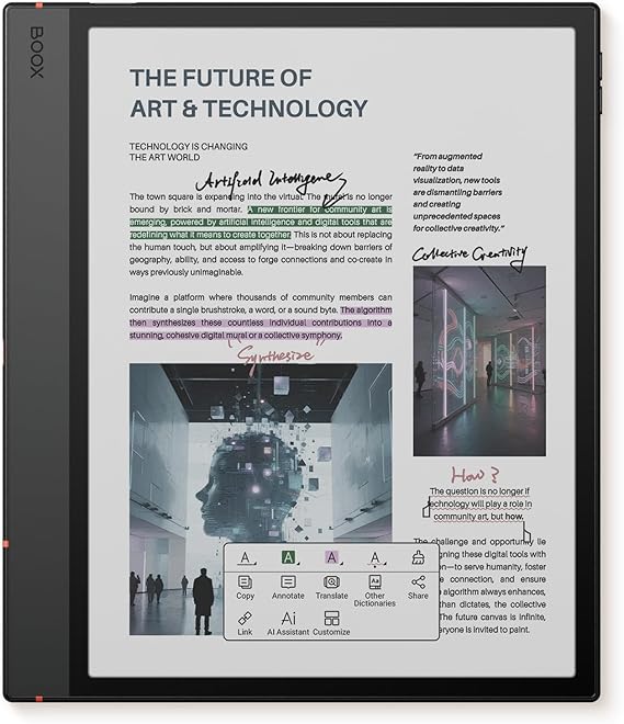 BOOX Note Air5C 10.3 Inch ePaper Reader 64GB Android 15 Color E-Ink Tablet