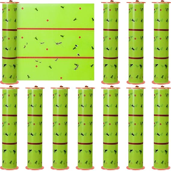 Qualirey 1 Pcs Giant Flypaper Fly Traps, 295ft Sticky Yellow