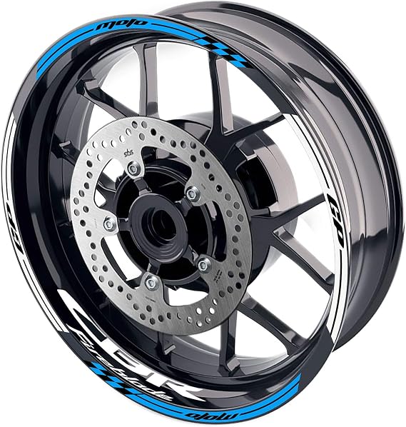 17 inch Wheel Rim Stickers Decals Tape Compatible with CBR1000RR 04-18 09 10 11 12 13 14 15 16 17 18 Aqua