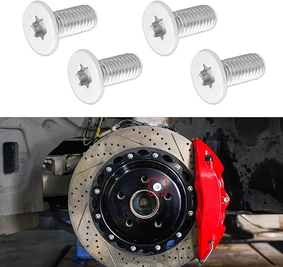 4PCS Brake Rotor Screw, Rotor Screws for Brake Discs