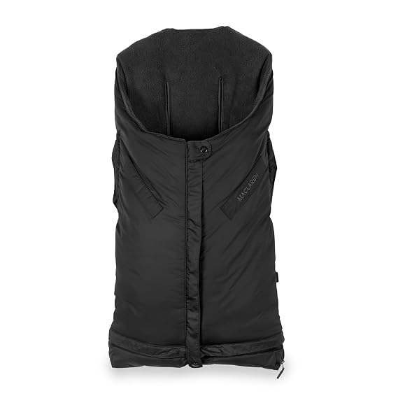 Maclaren Expandable Footmuff - Perfect cold weather stroller accessory. Extra large, Lined with soft fleece to add extra padding to seat. Easy to attach on all Maclarens and all umbrella-fold stroller brands