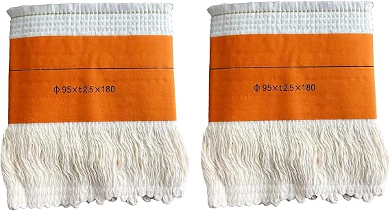 Kerosene Stove Wick Smokeless, Fiberglass Round Cotton Petroleum Heater Wick, 95xt2.5x180MM Kerosene Heater Replacement Wick (2/Pack)