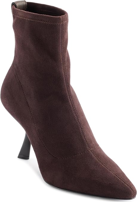 KARL LAGERFELD Women's Kelsa Pointed Toe Heeled Bootie