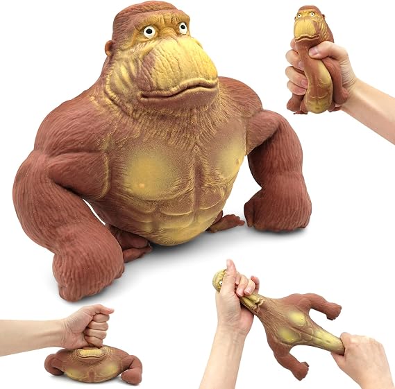 Squishy Monkey Toy,Elastic Stretchable,for Anxiety Relief ADHD