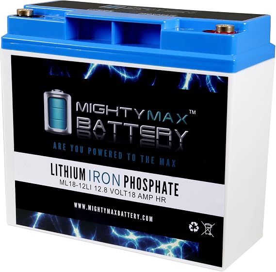 Mighty Max Battery 12V 18AH Lithium Replacement Battery for CB19-12