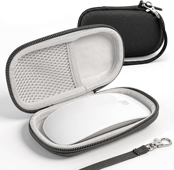 A-pple Mouse Case for Apple Wireless Bluetooth Mice Compact Performance Mouse Case Only for A-pple Magic Mouse (Black)