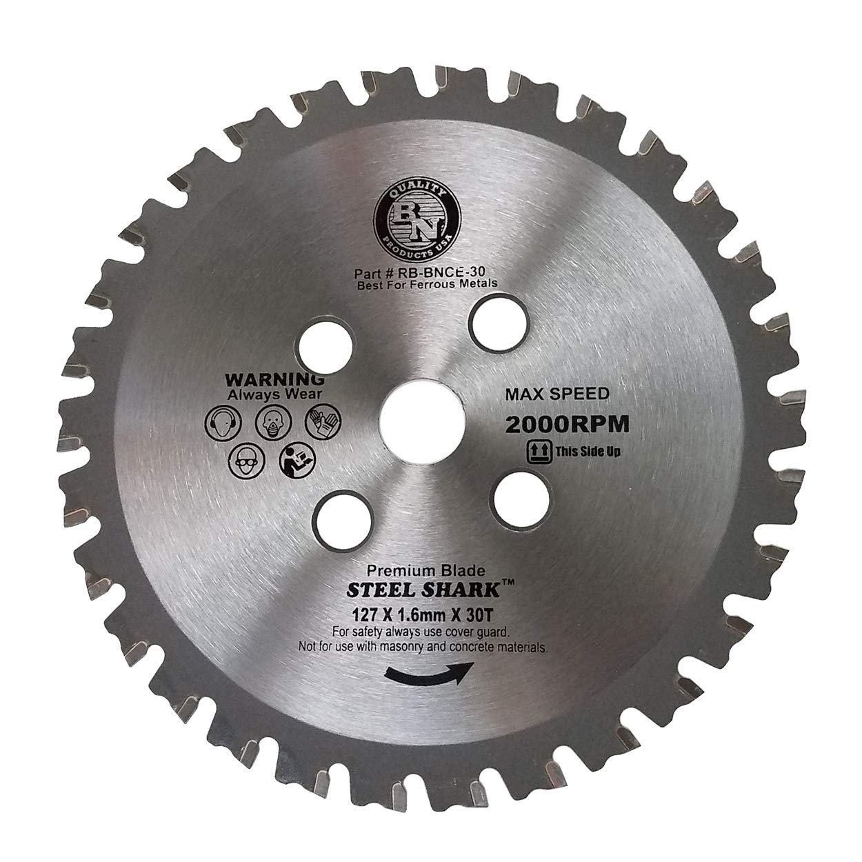 BN Products The Steel Shark 5-inch Replacement Blade for use with The BNCE-30 Cutting Edge Saw