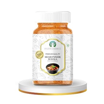 AYURVEDASHREE Shahi Paneer Masala 100gm PET Jar- All Natural | for Delicious & Flavourful Cooking | No Artificial Flavour Added - Vegetarian | Non GMO | Indian Spices