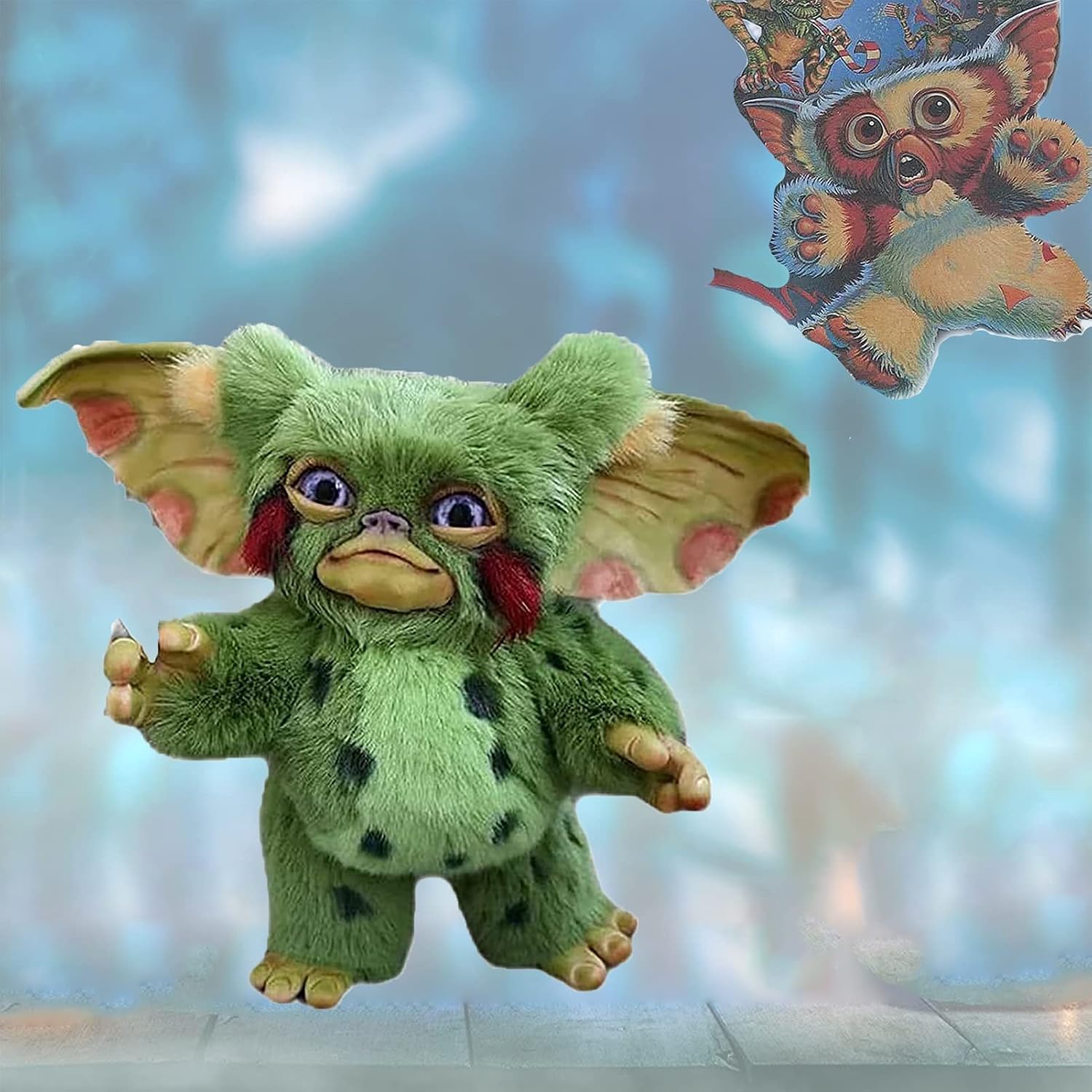 2021 New Mogwai Handmade Doll - Clown Mogwai Gizmo, 15cm5.9in Cute Gremlins Monsters Plush Doll Toy Art Creature, Monsters Plush for Fan Favorites  Color : A