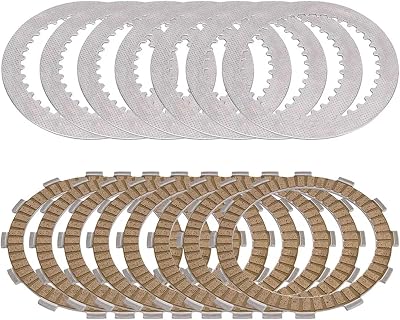 Motorcycle Clutch Friction Plates & Steel Plates Disc Kit Compatible with SUZUKI DR650SE DR650 SE DR 650SE 1996-2017 21441-31D00-000