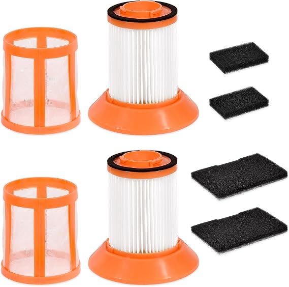 HIFROM Replacement Filter Replacement for Bissell Bagless Canister Vacuum 6489 64892 64894 Vacuum Cleaner Filter, Dirt Cup Filter kit (2 Pack)