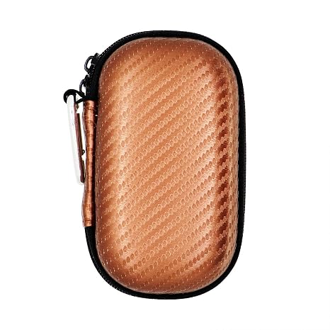 EVA + PU Leather Case for Glo Hyper X2 Air/Ploom Tech with/with 2/Ploom S Tobacco Heater, Protective Case for Electric Tobacco Heater Case, Brown- 1