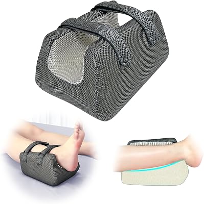 Mybow Ankle Pillow for Sleeping, Foot Elevation Pillows for Swelling, Blood Circulation & Pressure Sores Heel Protectors, Foam Leg Support Pillows for After Surgery, Foot Injured Wedge Pillow