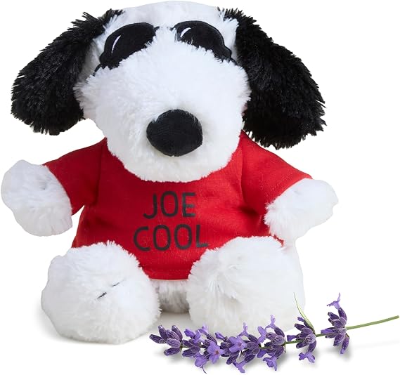 warmies Microwavable & Weighted Stuffed Animals, Joe Cool Snoopy - Heated Stuffed Animal Plushie - Halloween Themed Cute Soft Plush Toys for Adults & Children (Boys, Girls, Babies & Toddlers)
