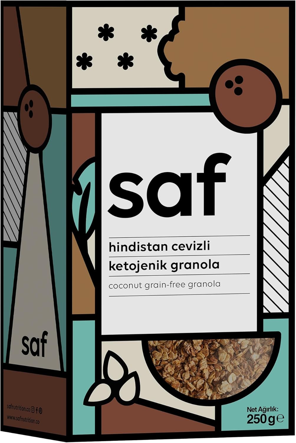 Pure Coconut Ketogenic Granola 250 gr