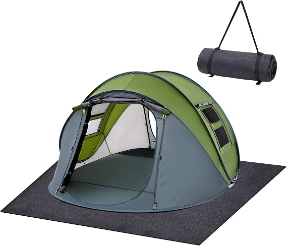 Camping Tent Carpet Mat,Waterproof Inside/Outside Tent Rug