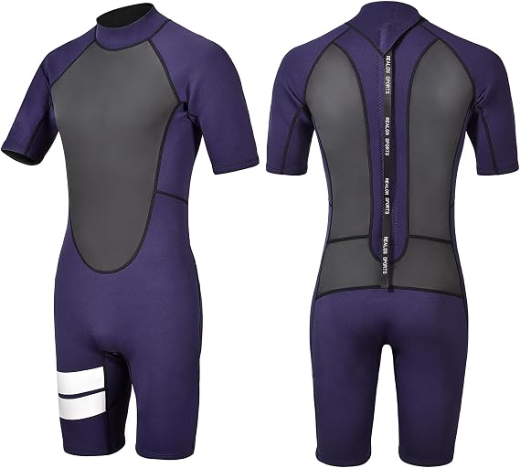 Men Women Wetsuit 3mm Smoothskin Triathlon Neoprene Full Wet Suits Back Zipper Cold Water Keep Warm for Surfing Snorkeling Diving Scuba