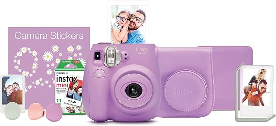 FUJIFILM Instax Mini 7s Instant Camera Bundle - Lavender