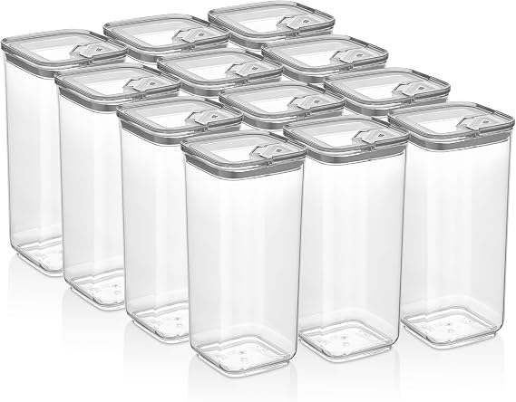 Vip Ahmet Practical Square Storage Container, 3X1700 Ml