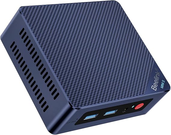 Beelink Mini PC Intel Alder Lake-N150(4C/4T, up to 3.6GHz), Mini S13 Mini Computer Windows 11 Home, 16GB RAM 500GB SSD Office Mini Desktop PC, 4K HDMI, WiFi 6/BT5.2/Dual 2.5G LAN