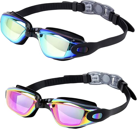 Bestgift Adult swimming goggles waterproof swimming glasses for men and women