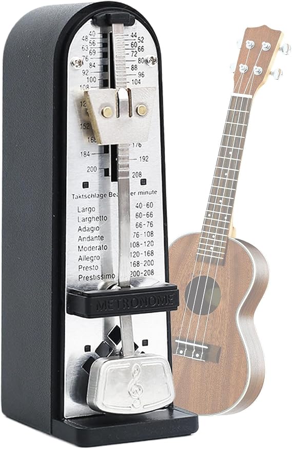 Piano Mechanical Metronome, Piano Drum Instrument Metronome Mechanical, Practicing Performing Musical Instrument Aid with Precision Timing for Men, Women
