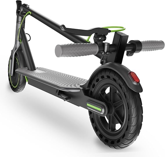 Roinside Scooter for Adults- 8.5" Solid Tires/350W Motor, 19 MPH Digital Display, Up to 16Miles Long-Range Commuting Folding E-Scooter for Adults with Dual Braking System, App Control