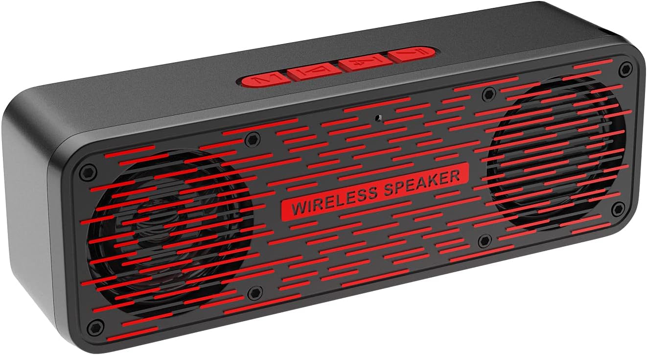 Sonkir Super-Portable Bluetooth Speaker with 5W Single Speaker Hi-Fi Sound, Deep Bass for 360° Surround Sound, 8H Playtime